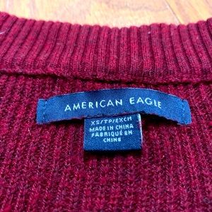 American Eagle button sweater